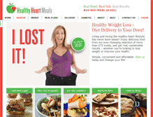 Tablet Screenshot of healthyheartmeals.com